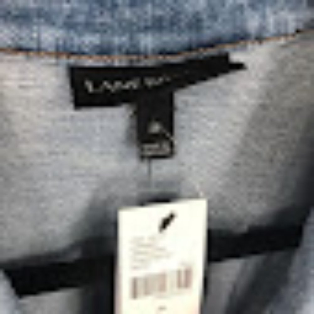 SOLD! NEW Lane Bryant Plus Size Light Wash Denim Jacket with Ruffle Detail - Picture 4 of 10